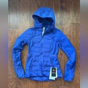 Lululemon Down For It All Blue Ski Jacket with Hood